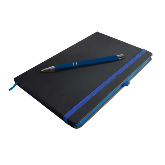 Promotional Ormond Notebook and Pens Dark Navy Blue